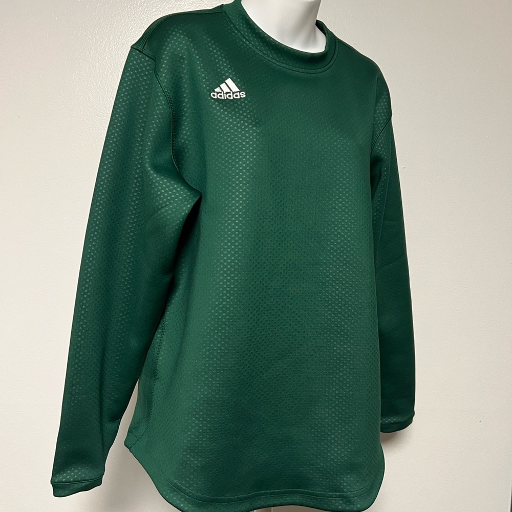 adidas Women Long Sleeve Active Top Green Size Large NEW